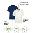 thumbnail image 4 of RBX Boys' Athletic T-Shirt - 2 Pack Active Performance Dry-Fit Sports Tee (Size: 8-16), 4 of 7