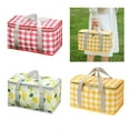 thumbnail image 2 of Necvior Food Delivery Insulated Bag Portable Insulated Picnic Bag with Zippers Top Insulated Picnic Basket Coolers Bag Enduring, 2 of 21