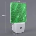 thumbnail image 2 of Honeii Shiny round green sequins Print LED Night Light with Light Sensor, Night Lights Plug Into Wall,Ideal for Bedrooms and Hallways-EU, 2 of 7