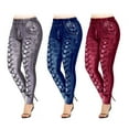 thumbnail image 7 of ROSEGAL Plus Size High Waisted 3D Printed Leggings, 7 of 7
