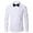 White, variant on UTTOASFAY Mens Long Sleeve Tops Clearance Dress Shirt Male Tuxedo Collar Groomsman's Dress Groom Wedding Shirt Male Rollbacks White 8(Xl)