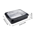 thumbnail image 4 of Lksixu Large Aluminium Foil Trays Tinfoil Tray Picnic Tinfoil Insulation Plastic Tray Kitchen Gadgets, 4 of 5