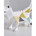 thumbnail image 5 of RV Arte cocodrilo decoración animal estatua estatuilla artes resina escultura regalo 27 cm Rojo Verde, 5 of 5