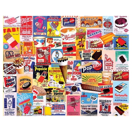 White Mountain Puzzles Ice Cream Bars - 1000 Piece Jigsaw Puzzle