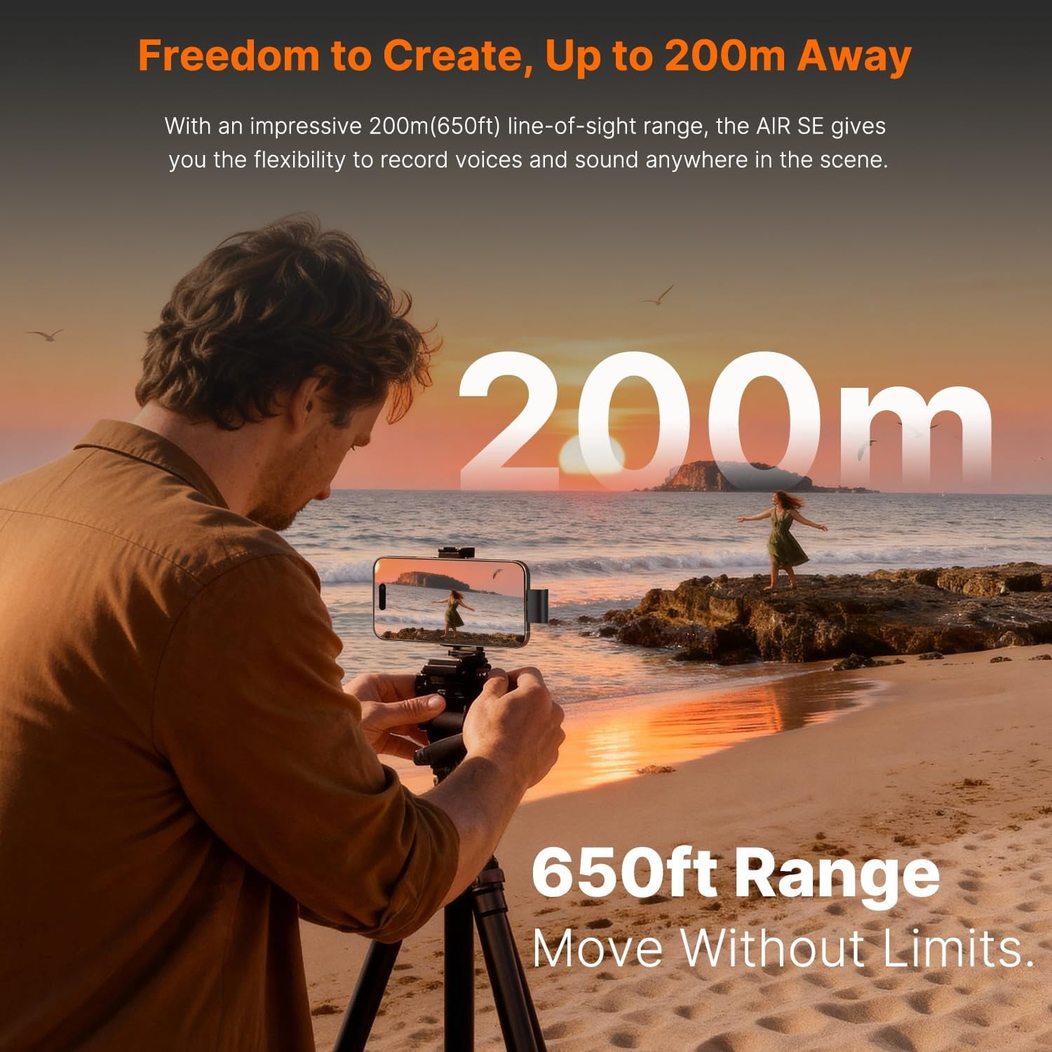 Wireless  Microphone for  Android with AI Noise Cancellation Clip on Content  Mic for Interview  Vlogging 2  2 RX Charging