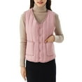 thumbnail image 2 of LSLJS Mode Femmes Veste Chaude Hiver Décontractée Sans Manches Haut Polyvalent, Gilets d'Extérieur pour Femmes, 2 of 6