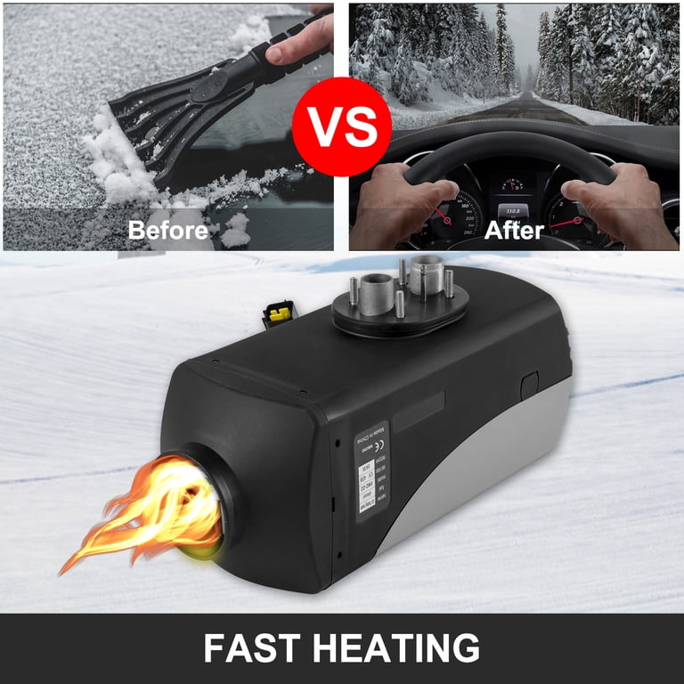 VEVOR Diesel Air Heater 12V 5KW,15L Tank Diesel Parking Heater with LCD  Switch u0026 Wireless Control,Fast Heating for Car Bus Truck Boat Trailer  Motorhomes Engineering Vehicles - Walmart.com