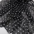 thumbnail image 3 of Lightweight Scarf, Duoif Silk Women 160*50Cm Simulation Print Wrap Dot Shawl Soft Scarf Scarves Long Scarf Scarf Shawl Black, 3 of 4