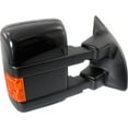 thumbnail image 5 of MIRROR Compatible For 2008-2009 Ford F-250 Super Duty F-350 Right Passenger Towing Heated Power Glass Folding In-housing Signal Light With memory 1 Chrome and Paintable Cap, 5 of 5