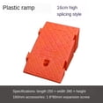 thumbnail image 3 of fastboy Rampe Portable pour Fauteuil Roulant, Rampe de Seuil Antidérapante Rouge 16cm, 3 of 6
