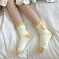 thumbnail image 2 of iOPQO Cute Fuzzy Socks, Fluffy Socks, Breathable Socks Women, Warm Socks for Women, Fluzzy Socks, Yellow One Size, 2 of 6