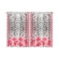 thumbnail image 1 of BSDHOME Floral and Geometric Window Curtain Kitchen Curtain 26x39 inches (Two Pieces), 1 of 3
