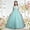 A328 Green, variant on Girls Floral Lace Flower Girl Dress Sleeveless Tulle Princess Ball Gown Elegant Wedding Guest Party Gown Formal Pageant Dress Toddler First Communion Gown Kids Birthday Evening Party Dresses