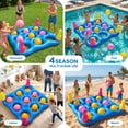 thumbnail image 4 of Livhil Pool Games Inflatable Pool Toys Tic Tac Toe Game, 4 of 9