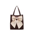 thumbnail image 4 of Bolsa bandolera de piel sintética para mujer con lazo, de hombro de gran capacidad para viajes Tmvgtek Para Estrenar, 4 of 9