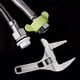 thumbnail image 4 of Llave Inglesa Llave inglesa abierta universal del tubo de agua del cuarto de baño de la aleación de aluminio Llave ajustable universal Sywqhk Para estrenar, 4 of 6