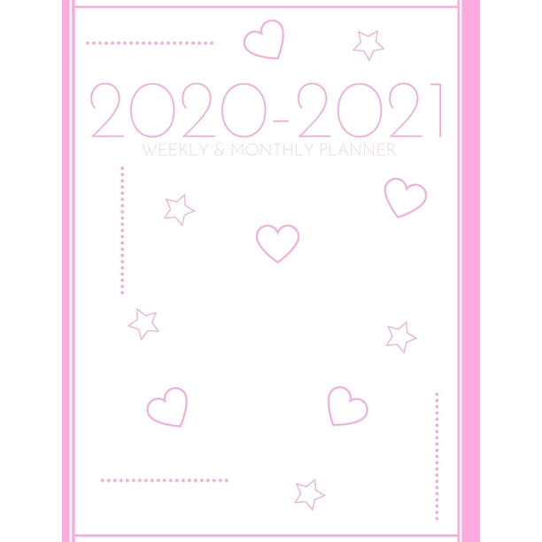 2020 2021  Planner Book  2020 2021  Weekly Monthly Planner 