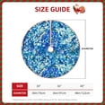 thumbnail image 2 of Sikiie Vibrant Blue Floral Christmas Tree Skirt, Christmas Tree Decorations, Christmas Decor, Tree Mat Decoration(30-48IN)-30", 2 of 6
