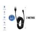 thumbnail image 3 of Cable De Carga Rápida Y Datos Control Expert 2 Metros Tipo C A USB Negro, 3 of 10