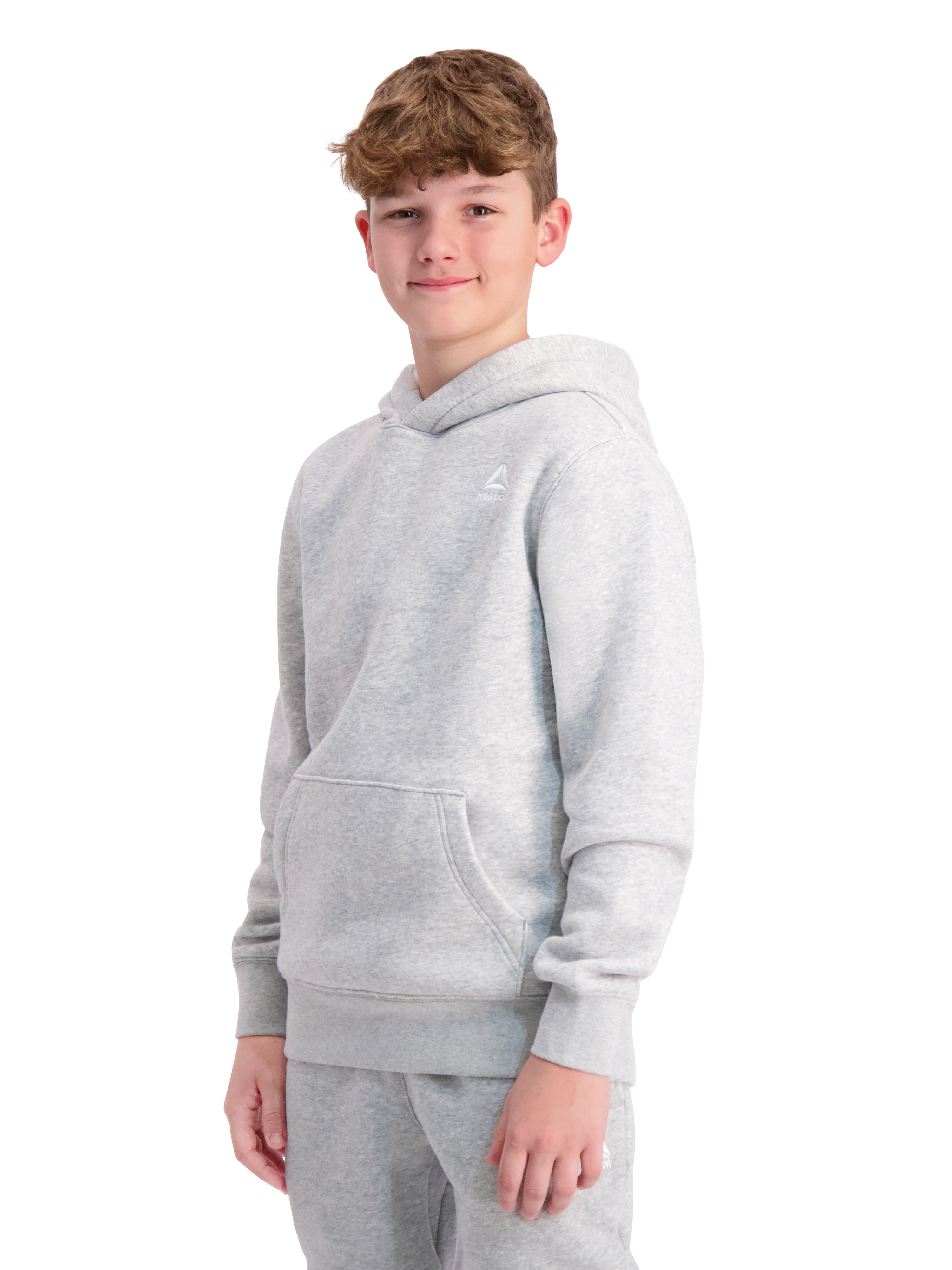 Reebok Boy's Athletic Game Day Fleece Pullover Hoodie, Sizes 4-18