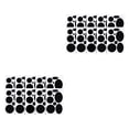 thumbnail image 1 of Parche de reparación de chaqueta de plumón Yuarrent 10 Uds autoadhesivas Negro 2piezas, 1 of 6