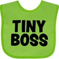 thumbnail image 3 of Inktastic Tiny Boss Boys or Girls Baby Bib, 3 of 4