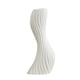 thumbnail image 1 of Jarrón decorativo de mesa, figura artística, maceta, botella curva para el hogar, Blanco L, 1 of 9
