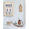 thumbnail image 4 of Vintage Tequila Canvas Poster Retro Cocktail Wall Art Trendy Blue Wine Bottle Painting That''s The Spirit Print Bar Cart Decor Picture for Living Room Bedroom Man Cave Gifts 12x16Inch Unframed, 4 of 6