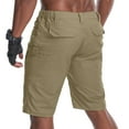 thumbnail image 6 of liyiyiyia Men Waterproof Shorts Outdoor Lightweight Quick Dry Hiking Fishing Cargo Shorts with Multi Zipper Pockets, 6 of 9