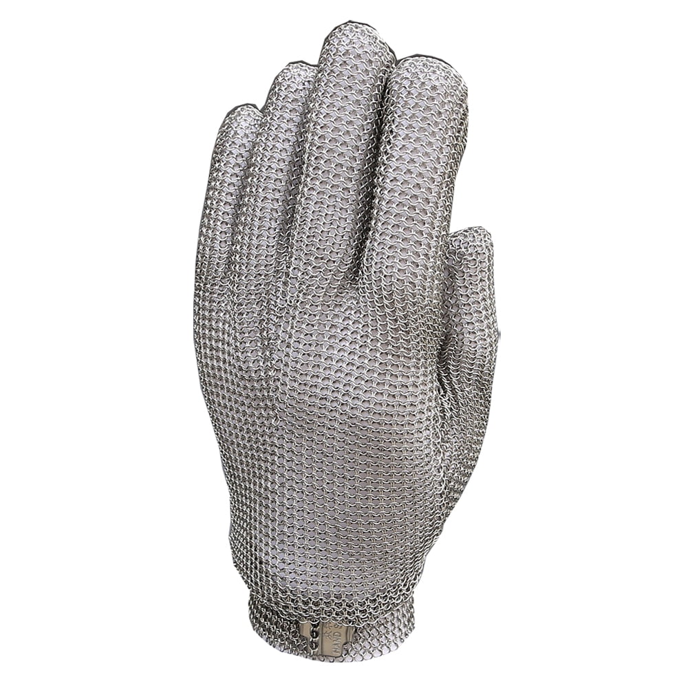 Stainless Steel Wire Mesh Cut Proof Resistant Chain Mail Protective Glove 5Grade 