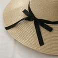 thumbnail image 5 of Visland Beach Sun Hat for Women Bow-Knot UV UPF 50+Travel Foldable Wide Brim Straw Hat, 5 of 7