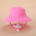 thumbnail image 5 of 2 Pack Baby Sun Hat Summer Toddler Girl Boy UV Protection Bucket Hat Foldable Wide Brim Beach Hats for Kids 6 Months-8 Years, 5 of 9