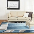 thumbnail image 5 of Home Dynamix Premium Rizzy Contemporary Abstract Border Area Rug, Blue/Grey, 7'8"x10'7", 5 of 6