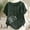 Army Green, variant on Ussuma Scoop Neck Short Sleeve Pullover Blouse with Button Solid Color Personality Loose Women's Top Breathable Daliy Wear Beach Friend Gathering XL Yellow