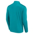 thumbnail image 3 of Men's Fanatics  Aqua Miami Dolphins Head-to-Head Quarter-Zip Top, 3 of 3