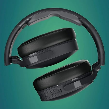 Skullcandy Hesh ANC Noise Canceling on-Ear Wireless Headphones, True Black