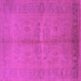 thumbnail image 1 of Ahgly Company Indoor Square Oriental Pink Industrial Area Rugs, 7' Square, 1 of 4
