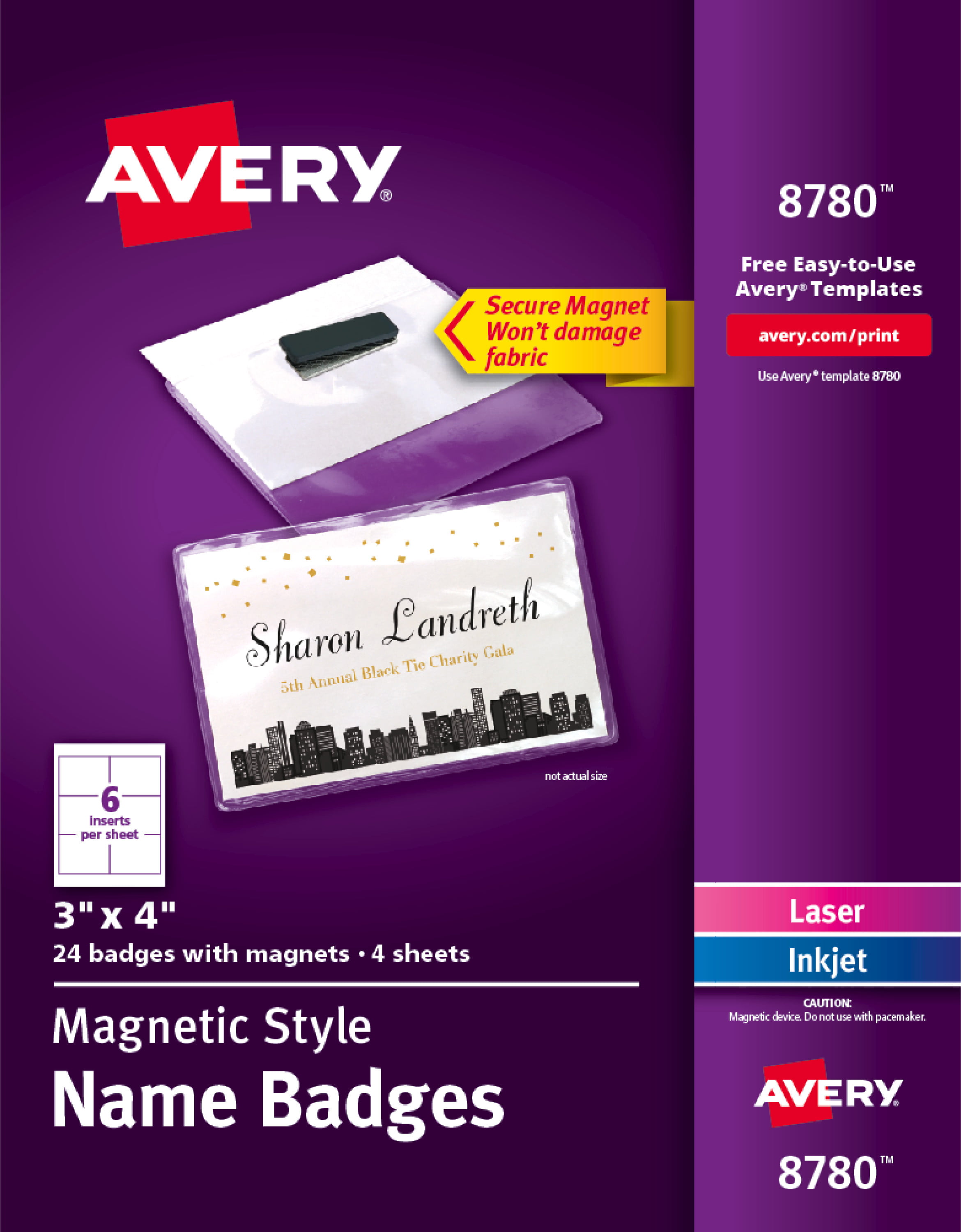 Avery 8780 Template