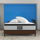 thumbnail image 1 of Box + Colchón Matrimonial Ortopédico + 2 Almohadas + Complemento. América Ortopédico Bloom, 1 of 6