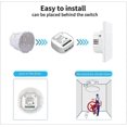 thumbnail image 3 of RF433 and WiFi Wireless Remote Control Light Switch,No Battery&Wiring&Hub Required,Compatible with Alexa Google Home Tuya Smart Life APP,1 Switch 1 Re, 3 of 5