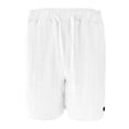 thumbnail image 4 of FINALGANG Mens Solid Color Casual Textured Knit Shorts With Elastic Waist Drawstring Loose Fit Lightweight Shorts For Daily Streetwear Summer Activities Soft Shorts, 4 of 5