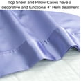 thumbnail image 5 of Smooth Satin BedTite Sheet Set, Queen, Lilac – Wrinkle-Resistant, Deep Pocket, Soft & Secure Fit, 5 of 7