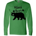 thumbnail image 3 of Inktastic Mimi Bear in Black Long Sleeve T-Shirt, 3 of 5