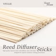 thumbnail image 4 of VFULIE 100PCS Reed Diffuser Sticks, 10 Inch Natural Rattan Wood Sticks Essential Oil Aroma Diffuser Sticks Refill Replacement for Aroma Fragrance (Primary Color), 4 of 8