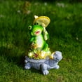 thumbnail image 3 of Garden Decor Outdoor Garden Statues with Solar Lights Figurines Lawn Ornaments Garden Decoration Birthday Gifts for Women Mom Grandma, 3 of 8