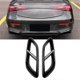 thumbnail image 3 of Car Exhaust Pipe Trim Cover Stickers for - Gloss Black, 3 of 5