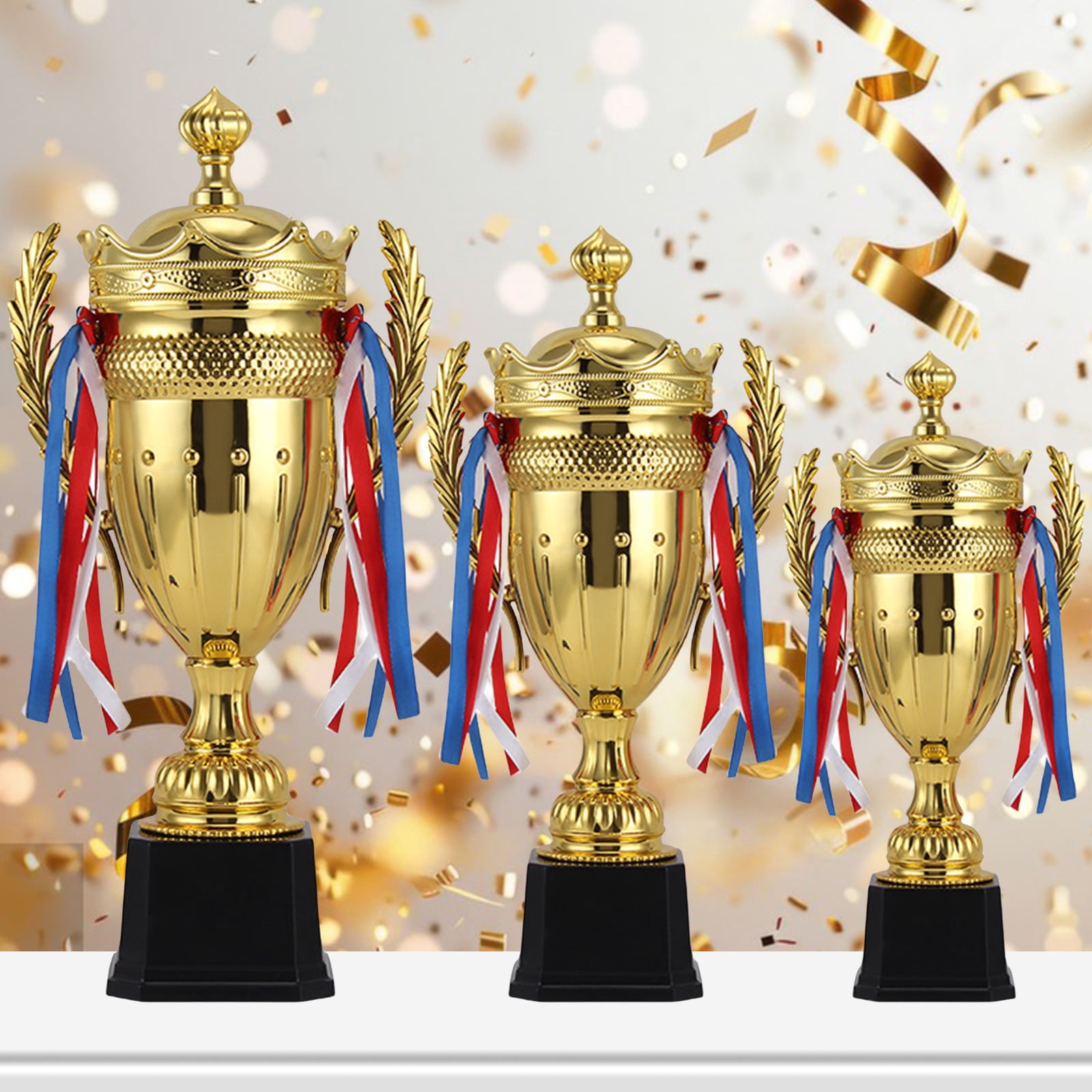 Delicate Small Sports Trophies Cup Accessory for Sports Competitions and Event Awards with Smooth Rounded Corner