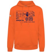 Men's Levelwear Orange Edmonton Oilers Podium Campaign Pullover Hoodie