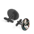 thumbnail image 2 of Swan Elegant Dress Shirt Cufflink Set Made of Stainless Steel for Formal Events, 2 of 6