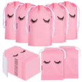thumbnail image 1 of 100 Uds Bolsas de PestañAs para Clientes Bolsas de Regalo de PestañAs para Clientes Bolsas de Cuidado Posterior de PestañAs Extensiones de PestañAs Bolsas de Maquillaje Rosa, 1 of 5